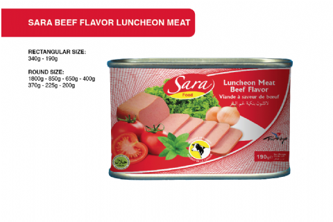 Beef Flavor Luncheon Meat